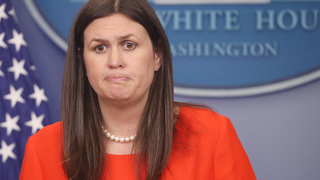 Sarah Huckabee Sanders fulfills her birthright, tweets joke that is both bad and untrue